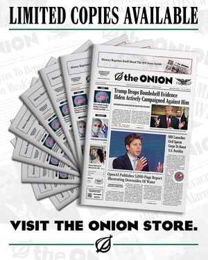Image post by @theonion on Instagram