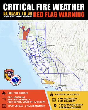 Image post by @calfire on Instagram