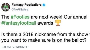 Image post by @fantasyfootballers on Instagram