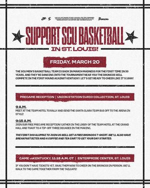 Image post by @santaclarahoops on Instagram