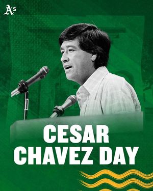 Image post by @Athletics on Facebook