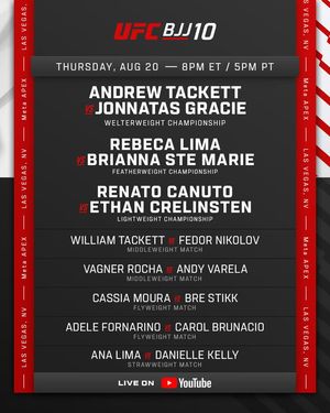 Image post by @ufcbjjofficial on Facebook