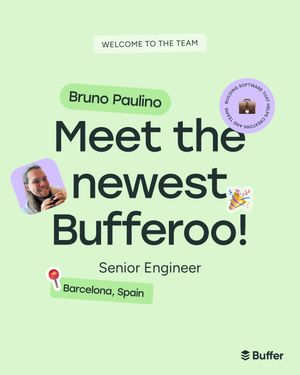 Image post by @buffer on Instagram