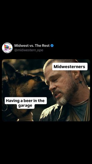 Image post by @midwestvstherest on TikTok