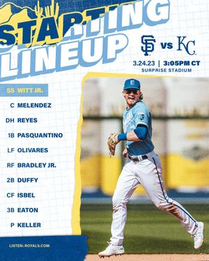 Image post by @Royals on Twitter