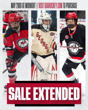 Image post by @UGAHockey on Twitter