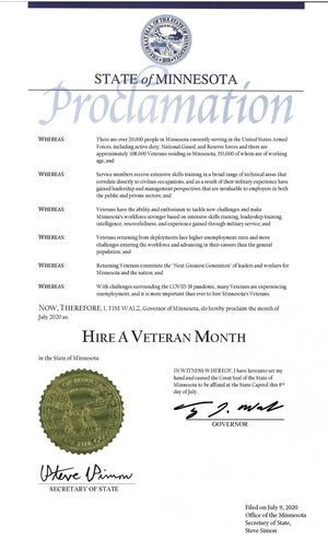 Image post by @MinnesotaDepartmentOfVeteransAffairs on Facebook