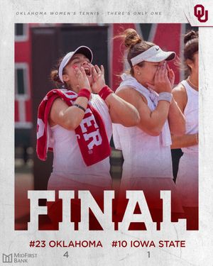 Image post by @OU_WTennis on Twitter