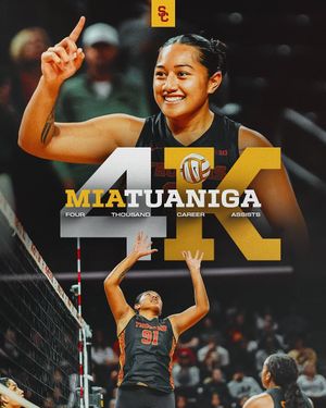 Image post by @uscwomensvolley on Instagram