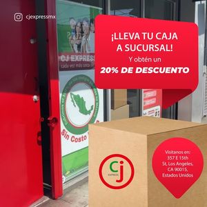 Image post by @cjexpress.paqueteria on Facebook