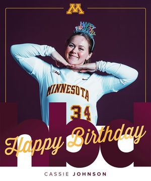 Image post by @GopherSoftball on Facebook