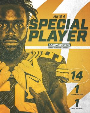 Image post by @packers on Instagram