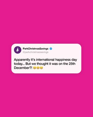 Image post by @parkchristmassavings on Instagram