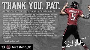 Image post by @texastechathletics on Instagram