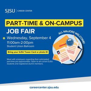 Image post by @sjsu_careercenter on Instagram