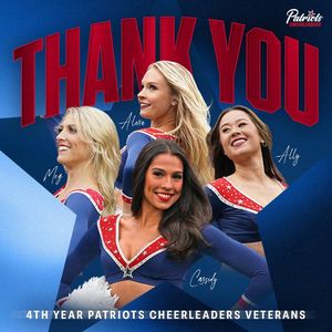 Image post by @patriotscheerleaders on Instagram