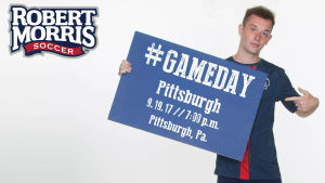 Image post by @RMUAthletics on Facebook
