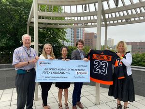 Image post by @FlyersCharities on Twitter/X