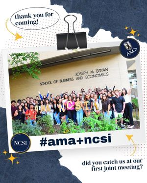 Image post by @uncg_ama on Instagram