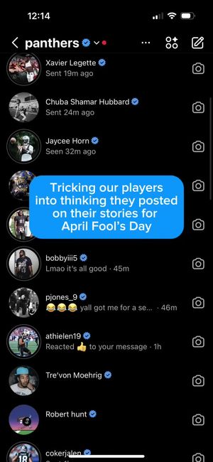 Video post by @panthers on TikTok