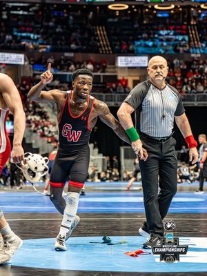 Image post by @gwuwrestling on Instagram
