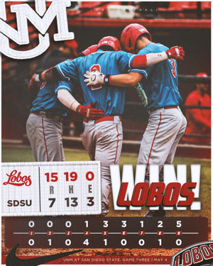 Image post by @unmlobobaseball on Instagram