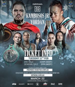 Image post by @MatchroomBoxing on Twitter