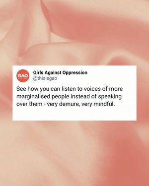 Image post by @girlsagainstoppression on Instagram