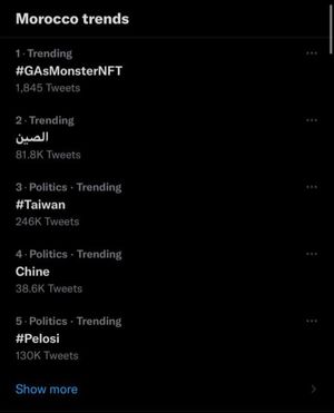 Image post by @GasMonsterNFT on Twitter