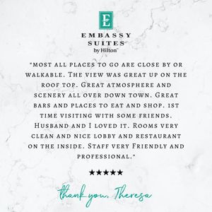 Image post by @embassysuitesgvilledt on Instagram