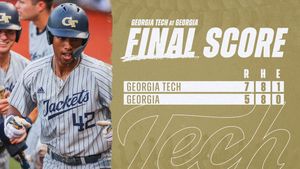 Image post by @GTBaseball on Twitter