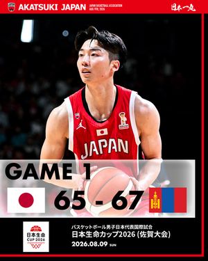 Image post by @japan_basketball on Instagram