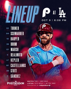 Image post by @Phillies on Twitter