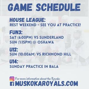 Image post by @muskokaroyals on Facebook