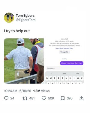Image post by @pgatour on Instagram