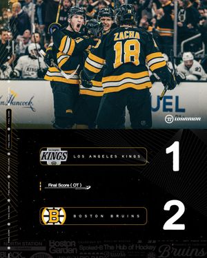 Image post by @NHLBruins on Twitter