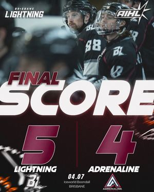 Image post by @brisbanelightninghockey on Instagram
