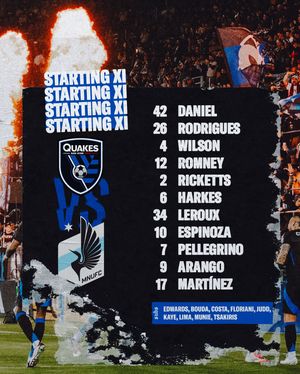 Image post by @sjearthquakes on Instagram