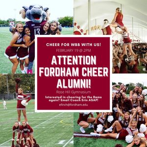 Image post by @fordhamcheer on Instagram