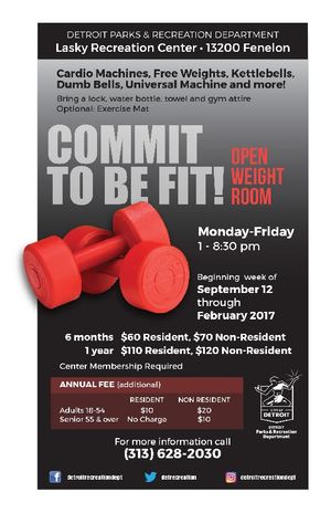 Image post by @DetroitParksRec on Facebook