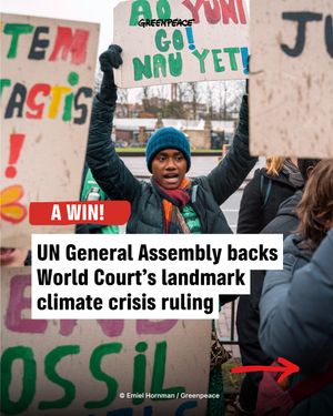 Image post by @greenpeace on Instagram