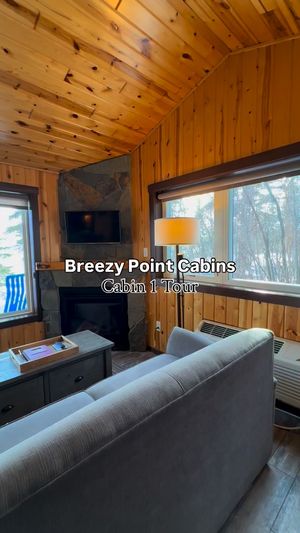 Video post by @breezypointcabins on Facebook