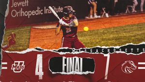 Image post by @UMassSoftball on Twitter