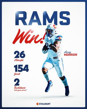 Image post by @CSURams on Twitter