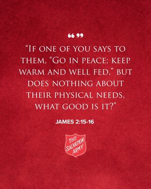Image post by @salvationarmyus on Instagram