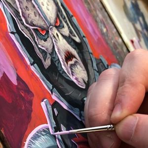 Video post by @RichPellegrinoArt on Facebook