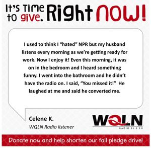Image post by @wqlnpbsnpr on Instagram