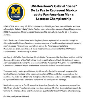 Image post by @umdearbornmlax on Instagram