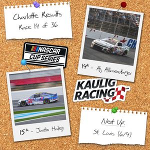 Image post by @KauligRacing on Twitter
