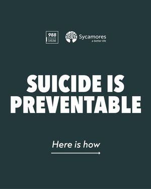 Image post by @SycamoresABetterLife on Facebook